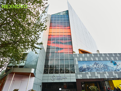 上?；春Ｖ新稵X淮海透明LED屏項目