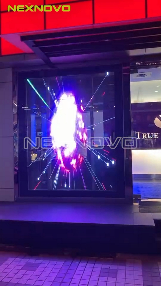 臺灣TRUE FITNESS 古亭健身館透明LED顯示屏項目(圖9)